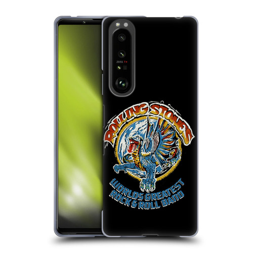 The Rolling Stones Graphics Greatest Rock And Roll Band Soft Gel Case for Sony Xperia 1 III
