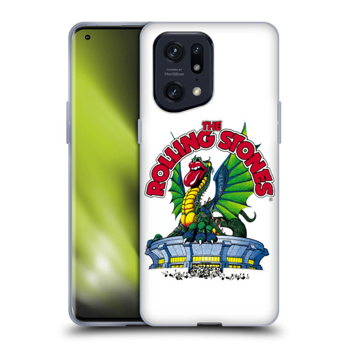 The Rolling Stones Key Art Dragon Soft Gel Case for OPPO Find X5 Pro