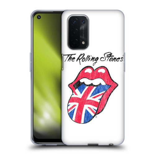 The Rolling Stones Key Art UK Tongue Soft Gel Case for OPPO A54 5G