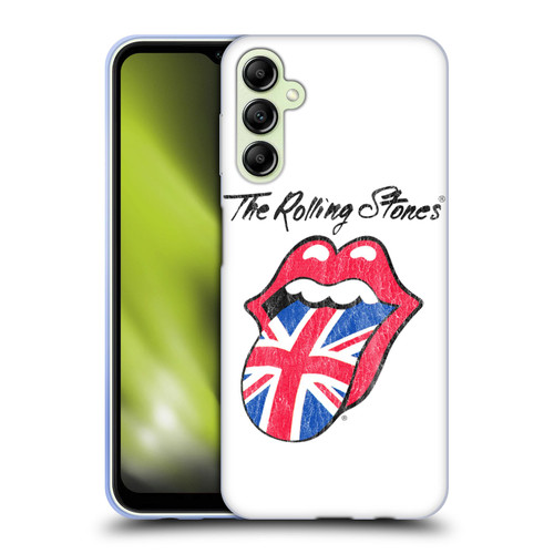 The Rolling Stones Key Art UK Tongue Soft Gel Case for Samsung Galaxy A14 5G