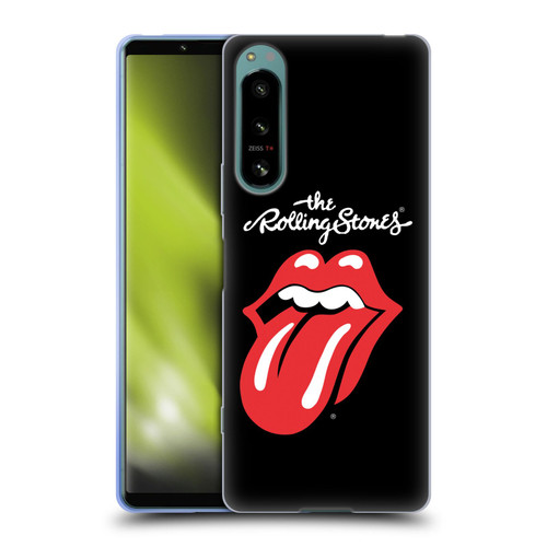 The Rolling Stones Key Art Tongue Classic Soft Gel Case for Sony Xperia 5 IV