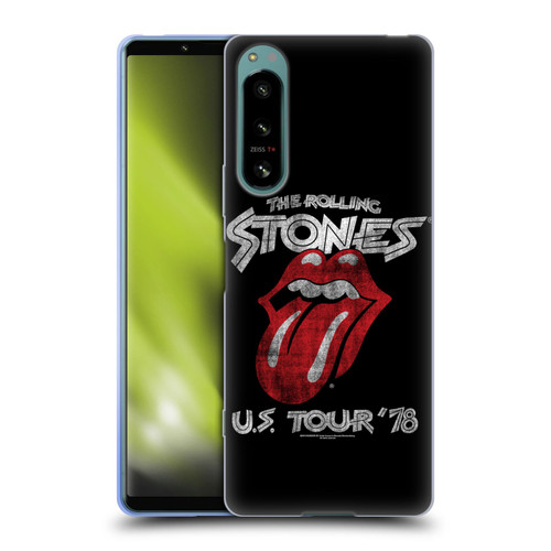 The Rolling Stones Key Art US Tour 78 Soft Gel Case for Sony Xperia 5 IV