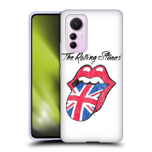 The Rolling Stones Key Art UK Tongue Soft Gel Case for Xiaomi 12 Lite