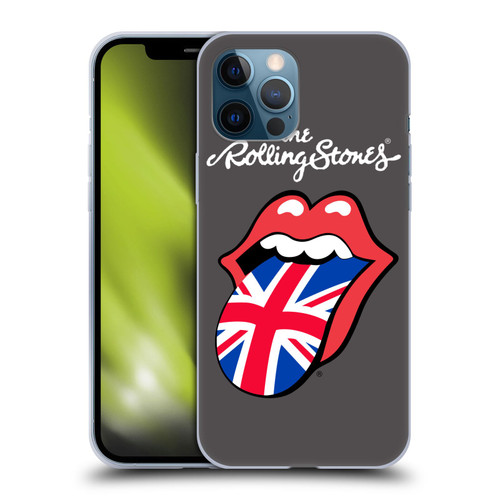 The Rolling Stones International Licks 1 United Kingdom Soft Gel Case for Apple iPhone 12 Pro Max