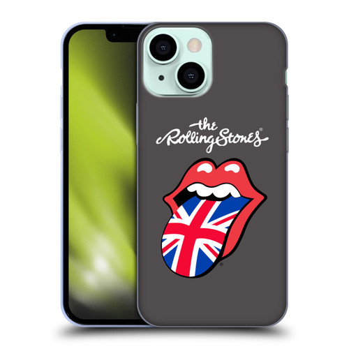 The Rolling Stones International Licks 1 United Kingdom Soft Gel Case for Apple iPhone 13 Mini