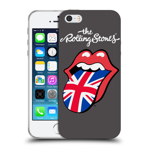 The Rolling Stones International Licks 1 United Kingdom Soft Gel Case for Apple iPhone 5 / 5s / iPhone SE 2016