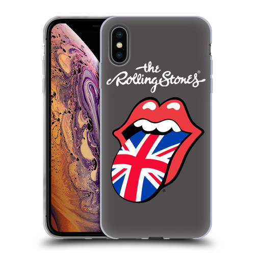 The Rolling Stones International Licks 1 United Kingdom Soft Gel Case for Apple iPhone XS Max