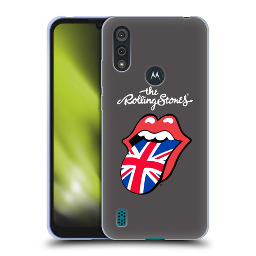 The Rolling Stones International Licks 1 United Kingdom Soft Gel Case for Motorola Moto E6s (2020)