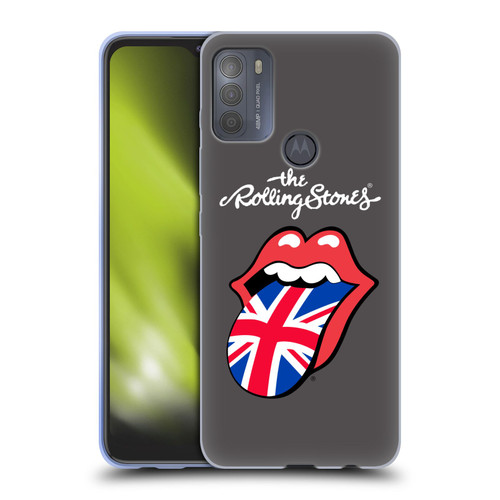The Rolling Stones International Licks 1 United Kingdom Soft Gel Case for Motorola Moto G50