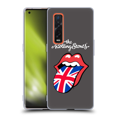 The Rolling Stones International Licks 1 United Kingdom Soft Gel Case for OPPO Find X2 Pro 5G