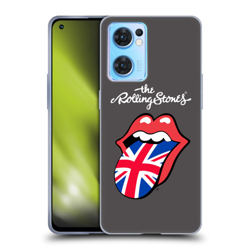 The Rolling Stones International Licks 1 United Kingdom Soft Gel Case for OPPO Reno7 5G / Find X5 Lite