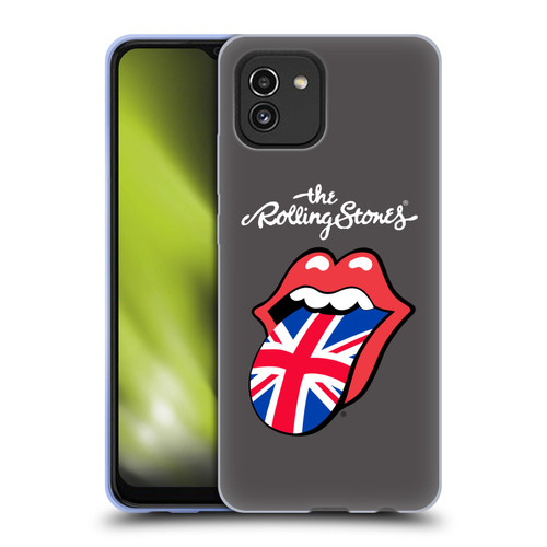 The Rolling Stones International Licks 1 United Kingdom Soft Gel Case for Samsung Galaxy A03 (2021)