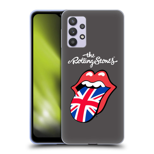 The Rolling Stones International Licks 1 United Kingdom Soft Gel Case for Samsung Galaxy A32 5G / M32 5G (2021)