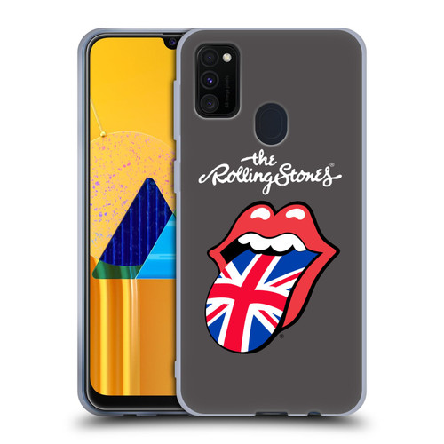 The Rolling Stones International Licks 1 United Kingdom Soft Gel Case for Samsung Galaxy M30s (2019)/M21 (2020)