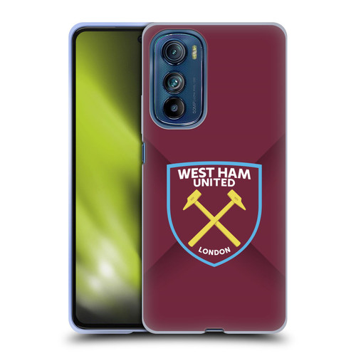 West Ham United FC Crest Gradient Soft Gel Case for Motorola Edge 30