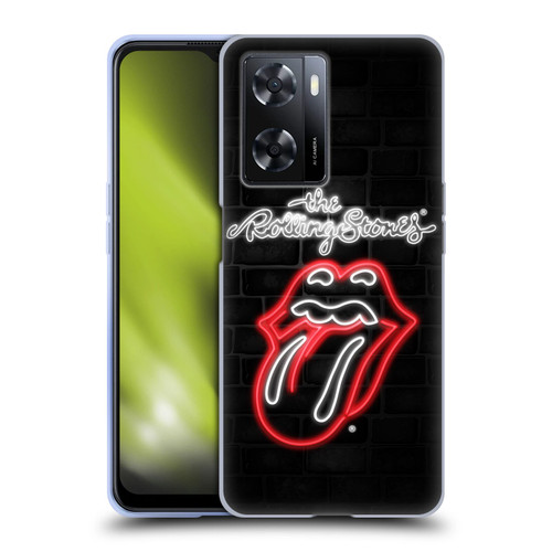 The Rolling Stones Licks Collection Neon Soft Gel Case for OPPO A57s