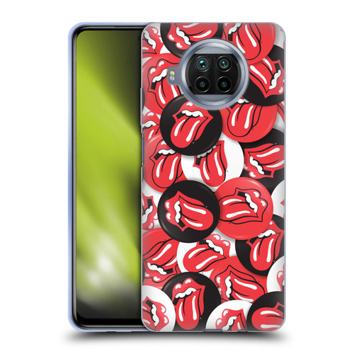 The Rolling Stones Licks Collection Tongue Classic Button Pattern Soft Gel Case for Xiaomi Mi 10T Lite 5G