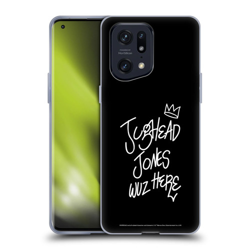 Riverdale Graphic Art Jughead Wuz Here Soft Gel Case for OPPO Find X5 Pro