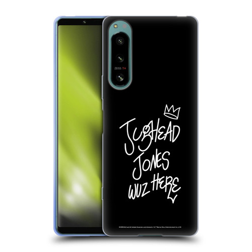 Riverdale Graphic Art Jughead Wuz Here Soft Gel Case for Sony Xperia 5 IV