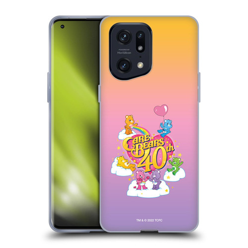 Care Bears 40th Anniversary Celebrate Soft Gel Case for OPPO Find X5 Pro
