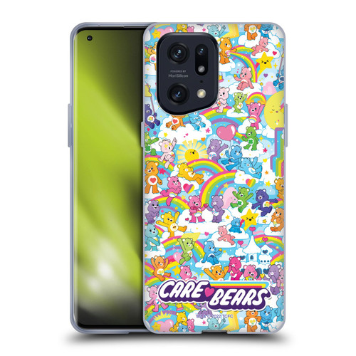 Care Bears 40th Anniversary Rainbow Soft Gel Case for OPPO Find X5 Pro