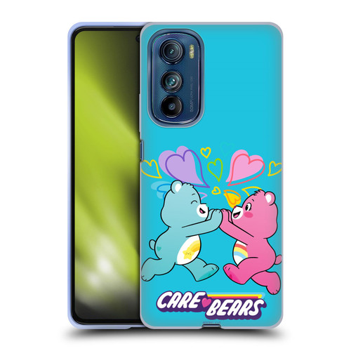 Care Bears Characters Funshine, Cheer And Grumpy Group 2 Soft Gel Case for Motorola Edge 30