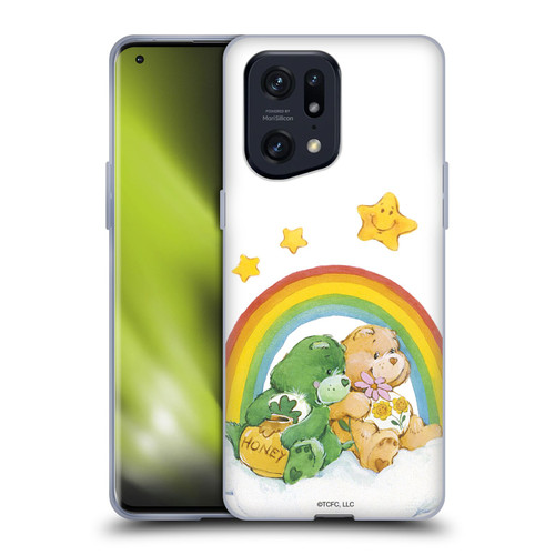 Care Bears Classic Rainbow 2 Soft Gel Case for OPPO Find X5 Pro