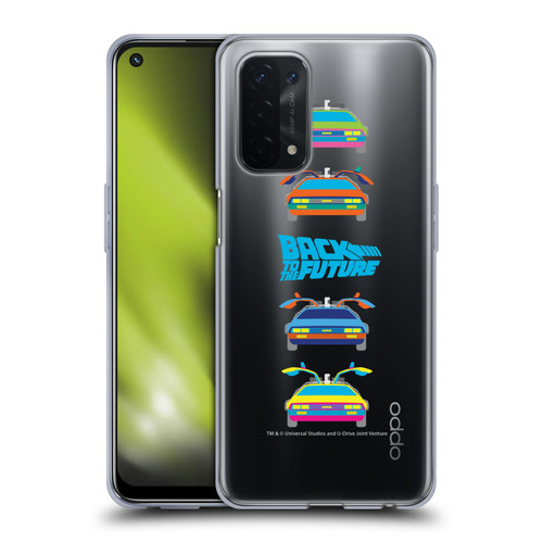 Back to the Future I Composed Art Time Machine Car 2 Soft Gel Case for OPPO A54 5G