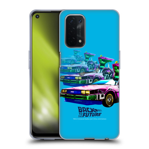 Back to the Future I Composed Art Time Machine Car Soft Gel Case for OPPO A54 5G