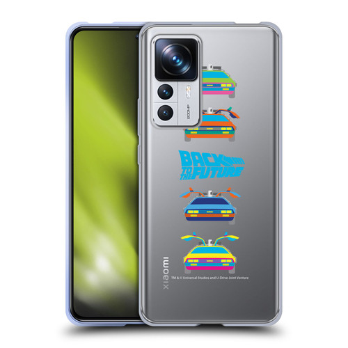 Back to the Future I Composed Art Time Machine Car 2 Soft Gel Case for Xiaomi 12T Pro