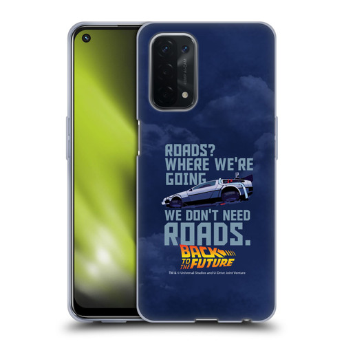 Back to the Future I Graphics Time Machine Car 2 Soft Gel Case for OPPO A54 5G
