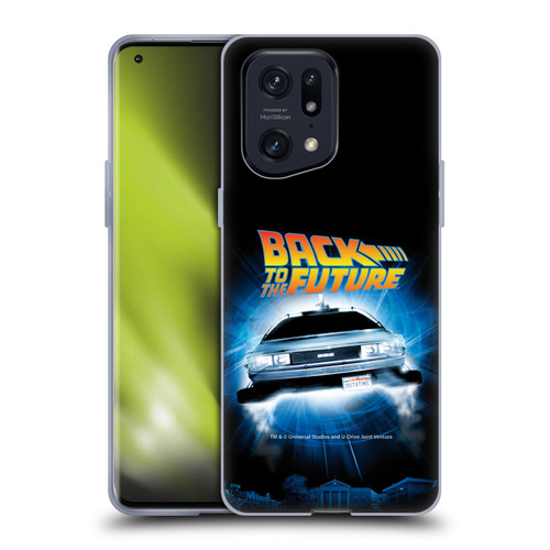 Back to the Future I Key Art Fly Soft Gel Case for OPPO Find X5 Pro