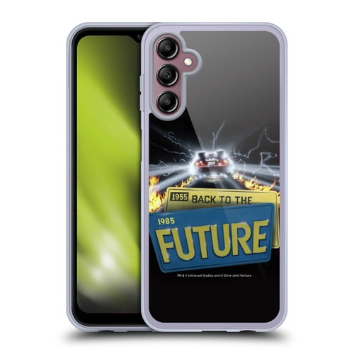 Back to the Future I Key Art Take Off Soft Gel Case for Samsung Galaxy A14 5G