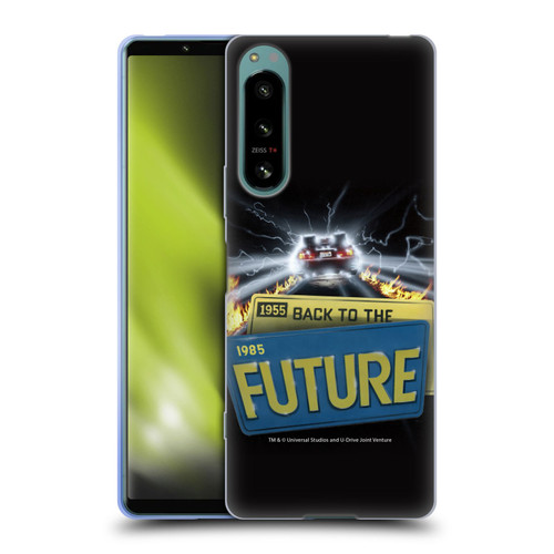 Back to the Future I Key Art Take Off Soft Gel Case for Sony Xperia 5 IV