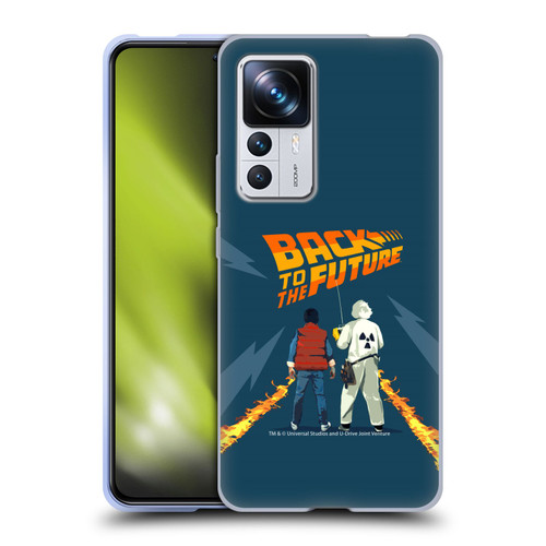 Back to the Future I Key Art Dr. Brown And Marty Soft Gel Case for Xiaomi 12T Pro