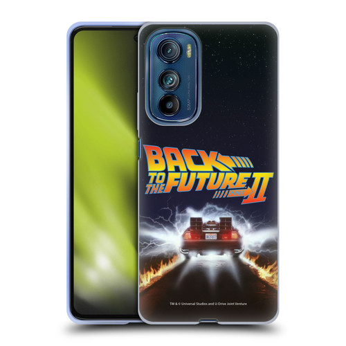 Back to the Future II Key Art Blast Soft Gel Case for Motorola Edge 30