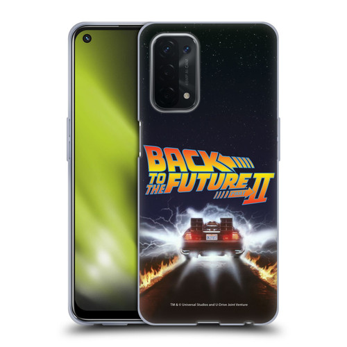 Back to the Future II Key Art Blast Soft Gel Case for OPPO A54 5G