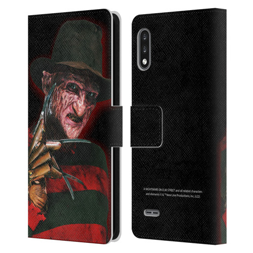 A Nightmare On Elm Street 2 Freddy's Revenge Graphics Key Art Leather Book Wallet Case Cover For LG K22