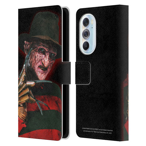 A Nightmare On Elm Street 2 Freddy's Revenge Graphics Key Art Leather Book Wallet Case Cover For Motorola Edge X30