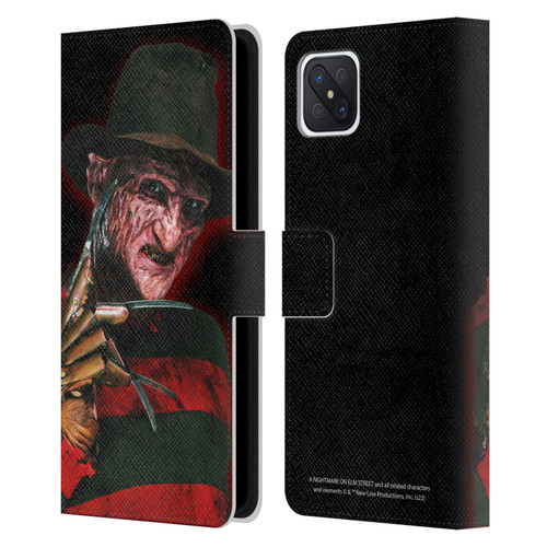 A Nightmare On Elm Street 2 Freddy's Revenge Graphics Key Art Leather Book Wallet Case Cover For OPPO Reno4 Z 5G