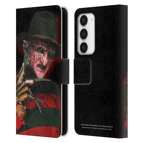 A Nightmare On Elm Street 2 Freddy's Revenge Graphics Key Art Leather Book Wallet Case Cover For Samsung Galaxy S23 5G