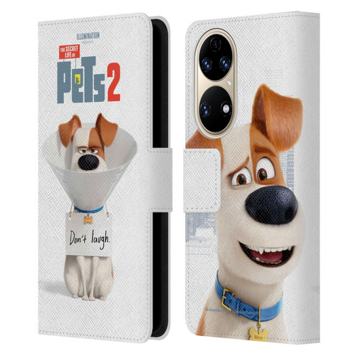 The Secret Life of Pets 2 Character Posters Max Jack Russell Dog Leather Book Wallet Case Cover For Huawei P50