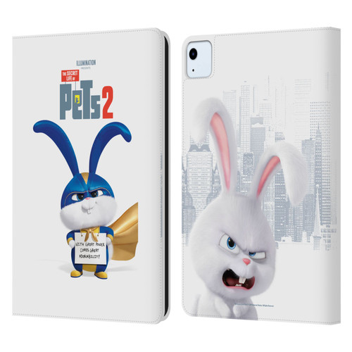The Secret Life of Pets 2 Character Posters Snowball Rabbit Bunny Leather Book Wallet Case Cover For Apple iPad Air 2020 / 2022