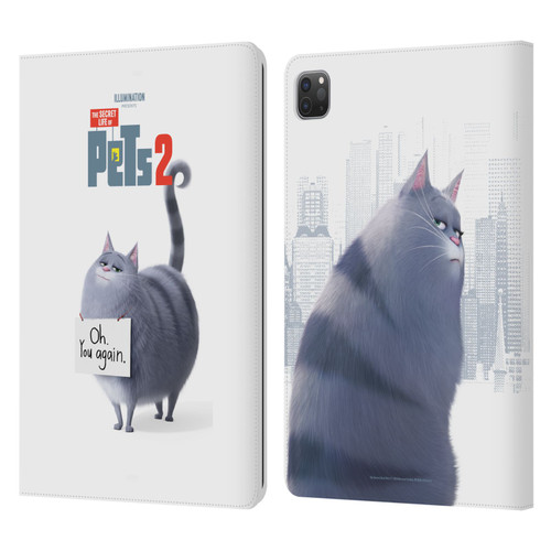 The Secret Life of Pets 2 Character Posters Chloe Cat Leather Book Wallet Case Cover For Apple iPad Pro 11 2020 / 2021 / 2022