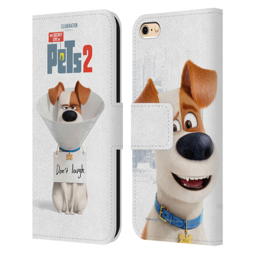 The Secret Life of Pets 2 Character Posters Max Jack Russell Dog Leather Book Wallet Case Cover For Apple iPhone 6 / iPhone 6s