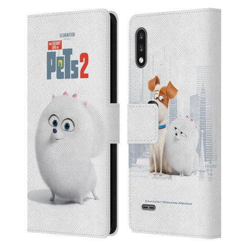 The Secret Life of Pets 2 Character Posters Gidget Pomeranian Dog Leather Book Wallet Case Cover For LG K22