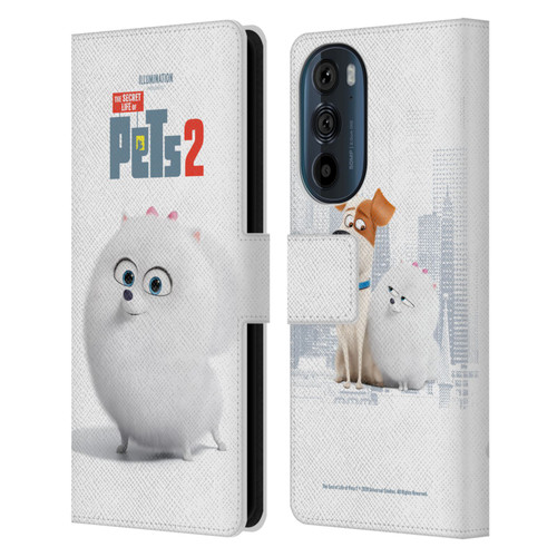 The Secret Life of Pets 2 Character Posters Gidget Pomeranian Dog Leather Book Wallet Case Cover For Motorola Edge 30