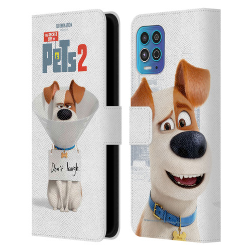 The Secret Life of Pets 2 Character Posters Max Jack Russell Dog Leather Book Wallet Case Cover For Motorola Moto G100