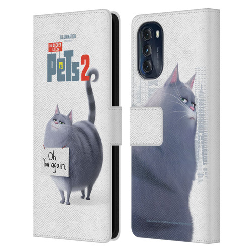 The Secret Life of Pets 2 Character Posters Chloe Cat Leather Book Wallet Case Cover For Motorola Moto G (2022)