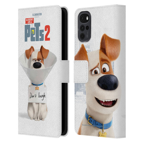 The Secret Life of Pets 2 Character Posters Max Jack Russell Dog Leather Book Wallet Case Cover For Motorola Moto G22